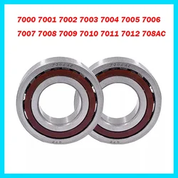 1Pcs 7000AC-7012AC 708AC High Speed Precision Angular Contact Spindle Ball Bearing