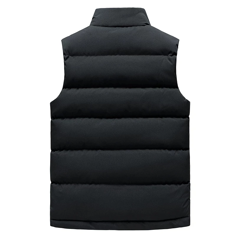 Men spring and fall Jacket Winter Men Vest For Down Cotton Sleeveless Jacket Waistcoat Man Big Size Warm Mens Coat