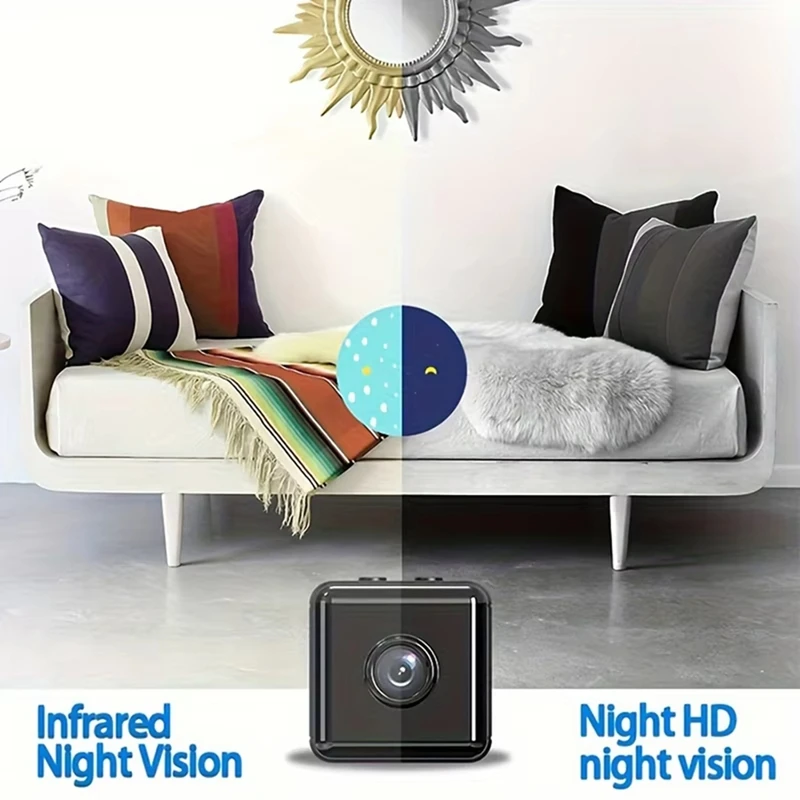 AS94-X6D كاميرا مربعة صغيرة عالية الدقة 2.4 جيجا هرتز واي فاي نظام أمن الوطن معدات ذكي الأشعة تحت الحمراء للرؤية الليلية كاميرا مراقبة