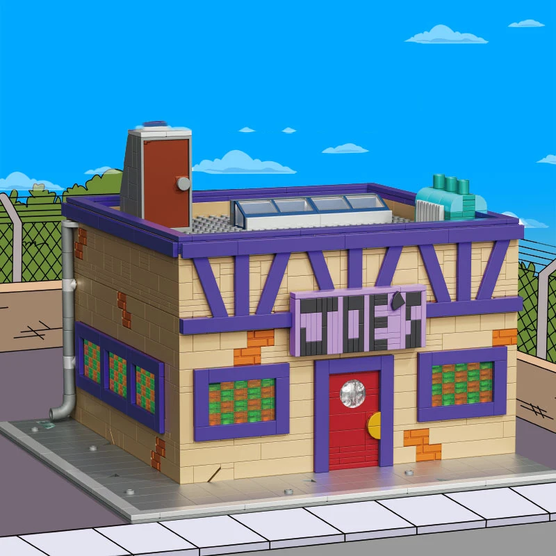 

Наборы зданий Joe's Tavern House, городской квартирный магазин, архитектурные модульные здания, набор моделей, подарок для взрослых, 1749 шт.
