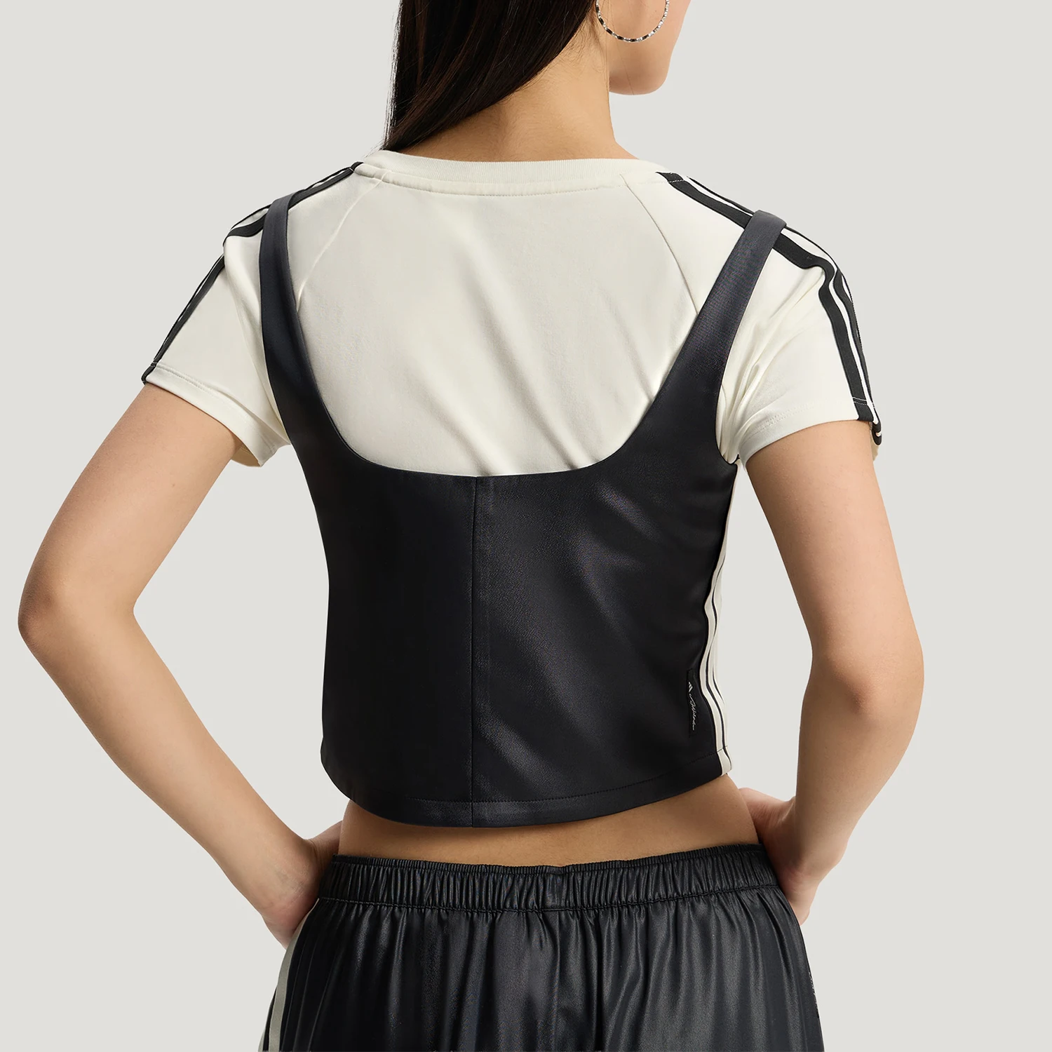 Adidas genuine DANCE VEST women's zipper vest T-shirt KX8900
