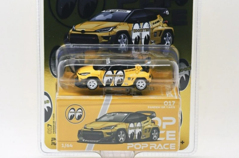 1:64 GR Yaris Pandem Rocket Bunny Mooneyes Blister Card Version Diecast Collector's Vehicle Model Car