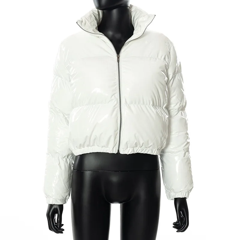 SUSOLA Frauen Jacke Frühling Weibliche Winter Unten Mantel Leder Stepp Parkas Mid-lange Puffer Bomber Ropa Mujer Toppies Oberbekleidung