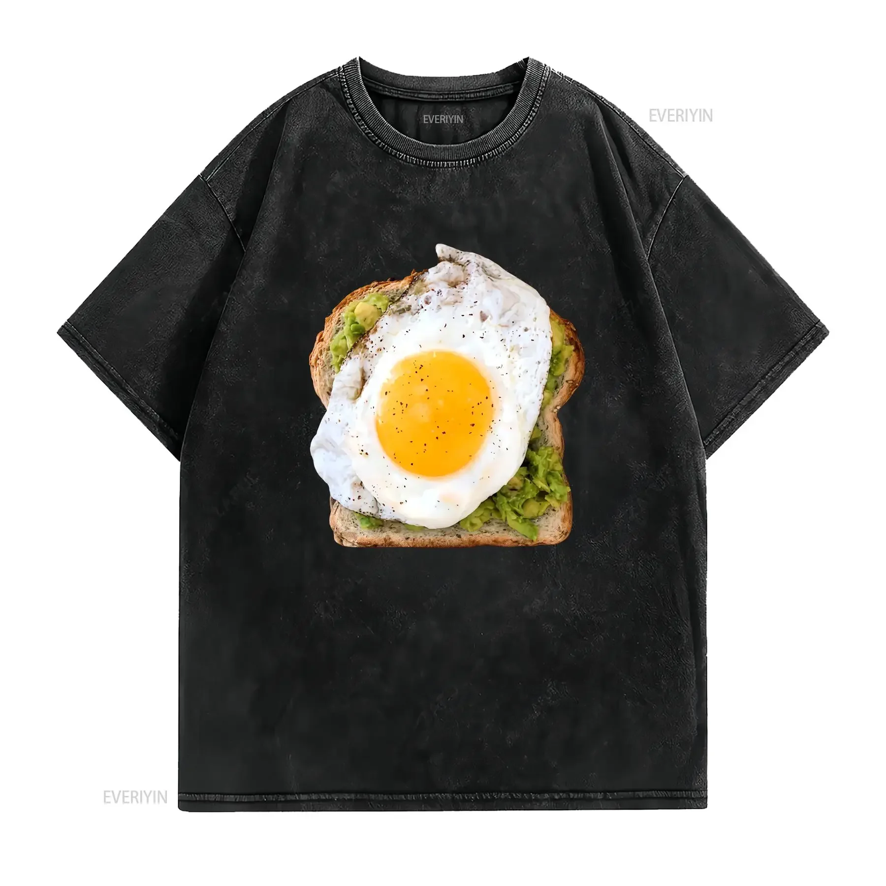 Avocado Toast Baby T Shirt Trendy Breakfast Lover Crop Top Cute Foodie Brunch Vibes Aesthetic Trending Y2K Print vintage Casual