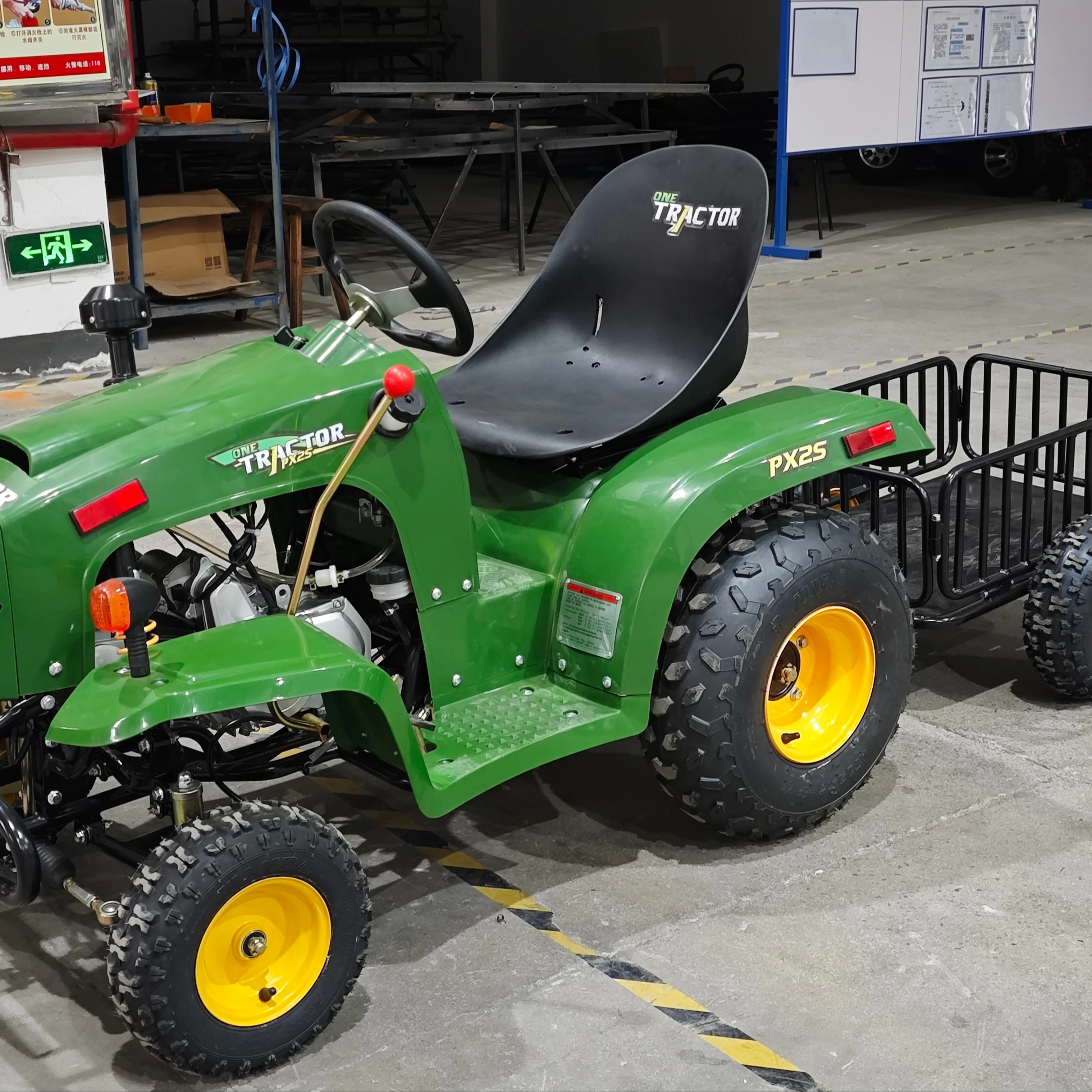 

China Go Kart Supplier Tractor with a Trailer Take Children for a Ride Transport Light Goods