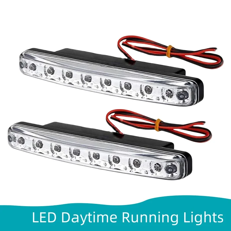 2Pcs 8 Led Daytime …