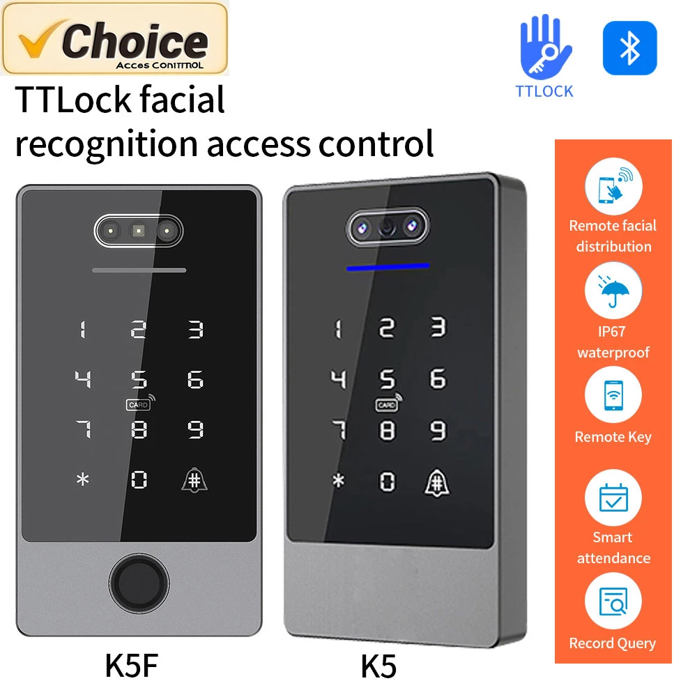 

Биометрическая система контроля доступа TTLOCK: отпечаток пальца + распознавание лиц RFID-клавиатура и облако/программное обеспечение для ПК Офис/заводская безопасность