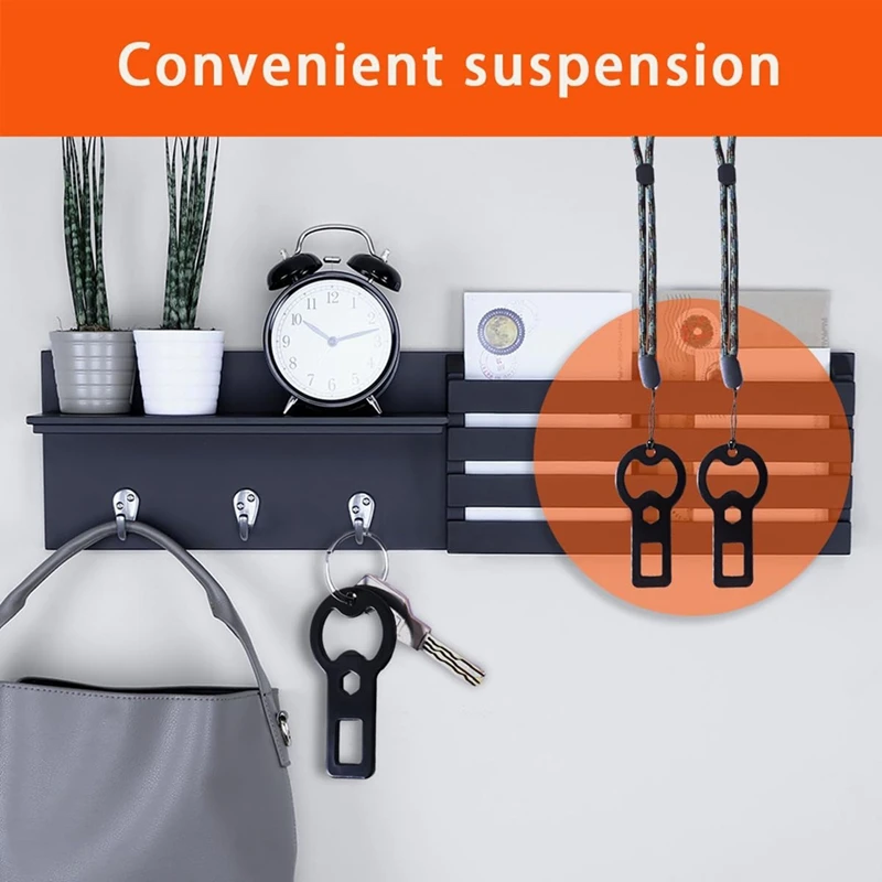 BAAG-Портативный металлический брелок с открывалкой для бутылок, 8 упаковок, плоские открывалки для пивных бутылок со шнурком для любителей активного отдыха