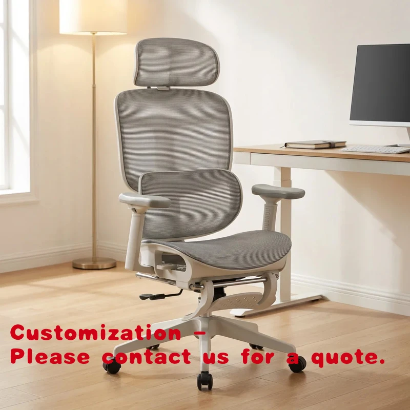 

Customize.Luxury Office Furniture 4D Armrest Office Executive Full Mesh Ergonomic Chair With Footrest