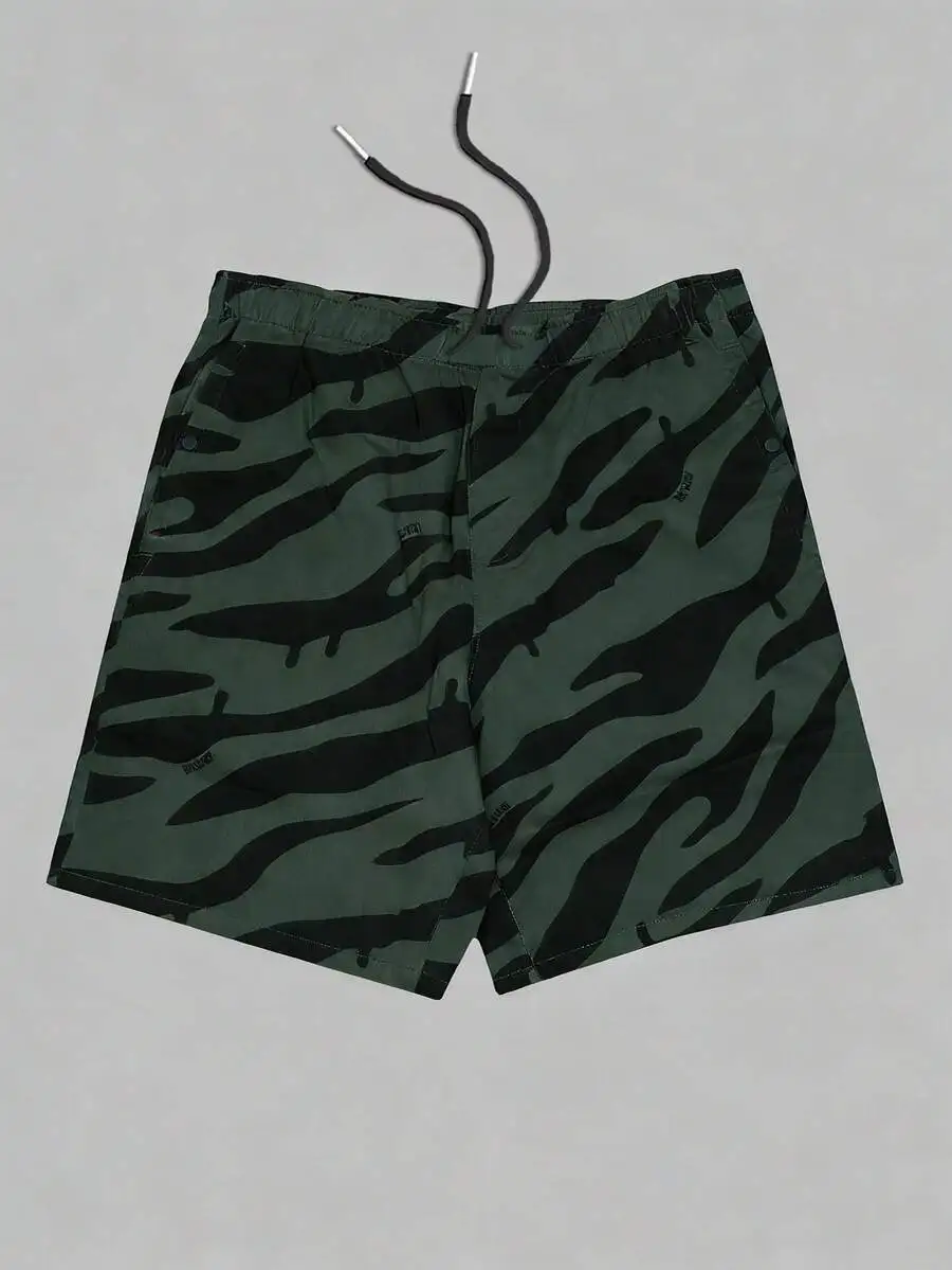 

Mens Printed Casual Shorts Soft Comfortable Daily Wear