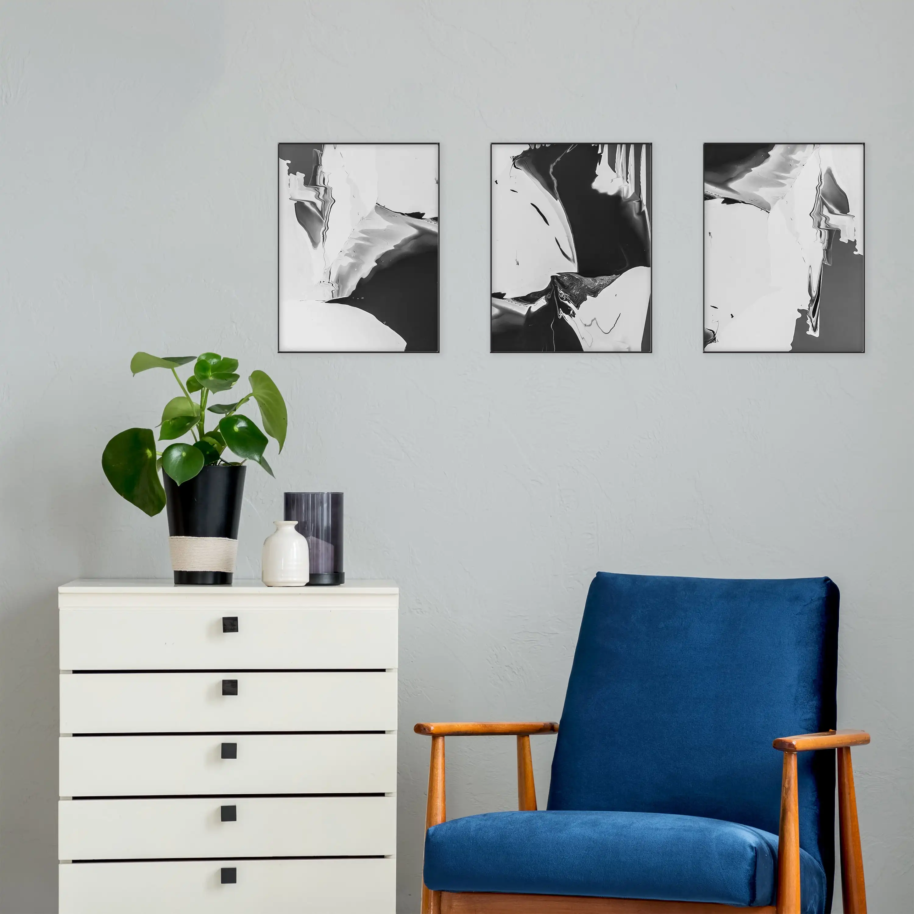 10x13 Front Loading Picture Frame, Wall Mountable, Lightweight, Set of 3