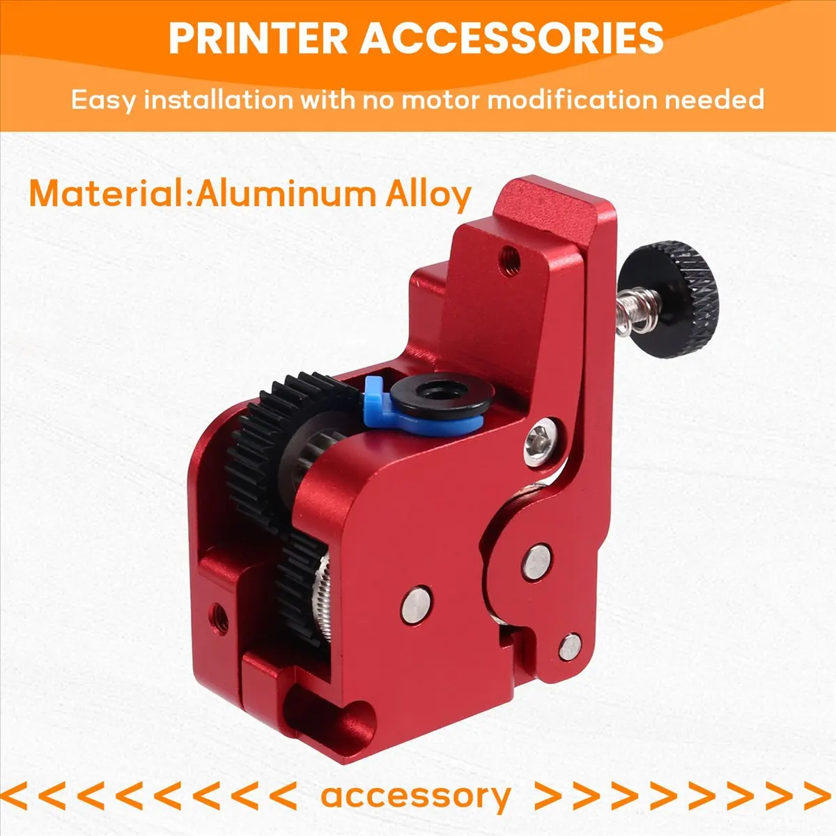 CH◆☆§Upgrade K1C Extruder PRO Kit with Bracket Dual Gear No Motor Extrusion Mechanism for K1/K1 MAX / PRO 3d Printer~HOT SALE
