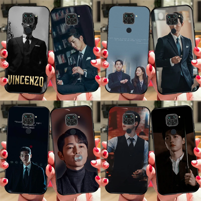 Korean TV Series Vincenzo song joongki Case For Redmi Note 8 9 10 11 12 Pro Plus 10S 11S 12S Cover For Redmi 9C 10C 12C Coque