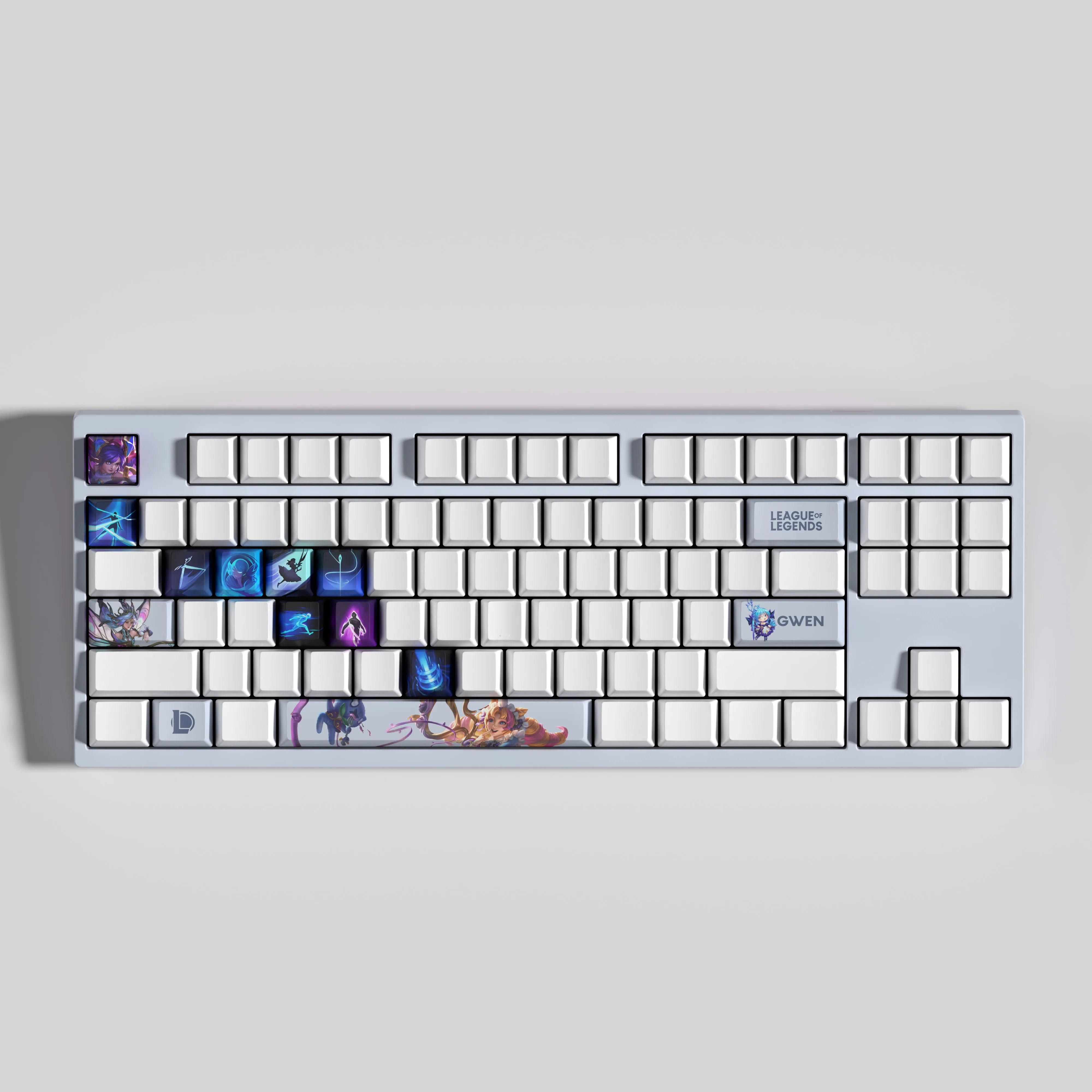 GWEN KEYCAPS New design 14KEYS League of Legends keycaps14KEYCAPS  OEM Profile Keycaps for mechanical keyboard