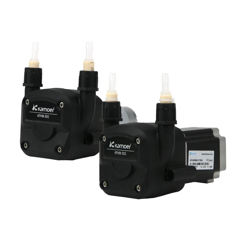 Kamoer KPHM900 Compact Peristaltic Pump 800ml/min 12V 24V Brush Or Stepper Motor Small Liquid Transfer Pump