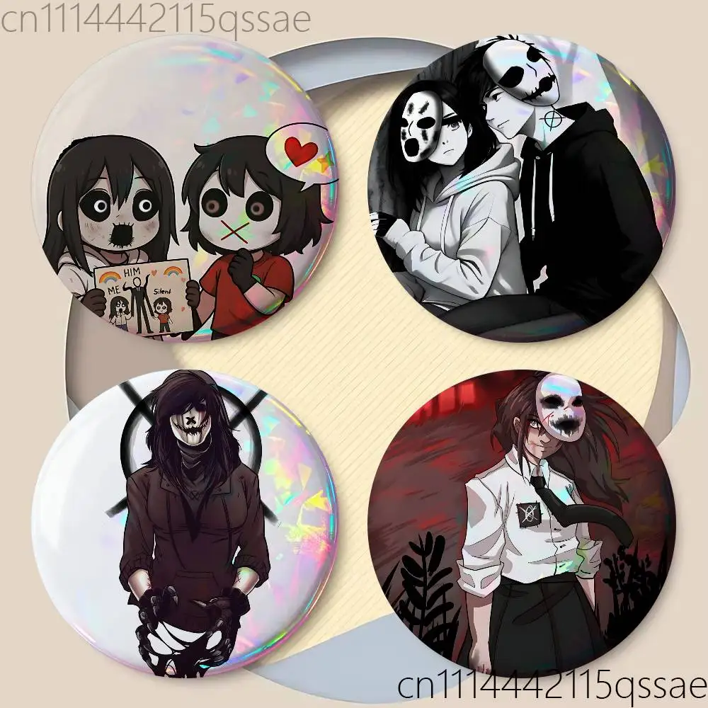 FOR Kate the Chaser Slender 25/32/44/58/75mm Badges Button Round Creative Pin Brooch Badge Bag Decor Accessories