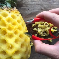 Roestvrij Staal Beroep Ananas Eye Peeler Cutter Zaad Remover Clip Pincet Fruit Slicer Gereedschap Keuken Gadget Voor Thuis