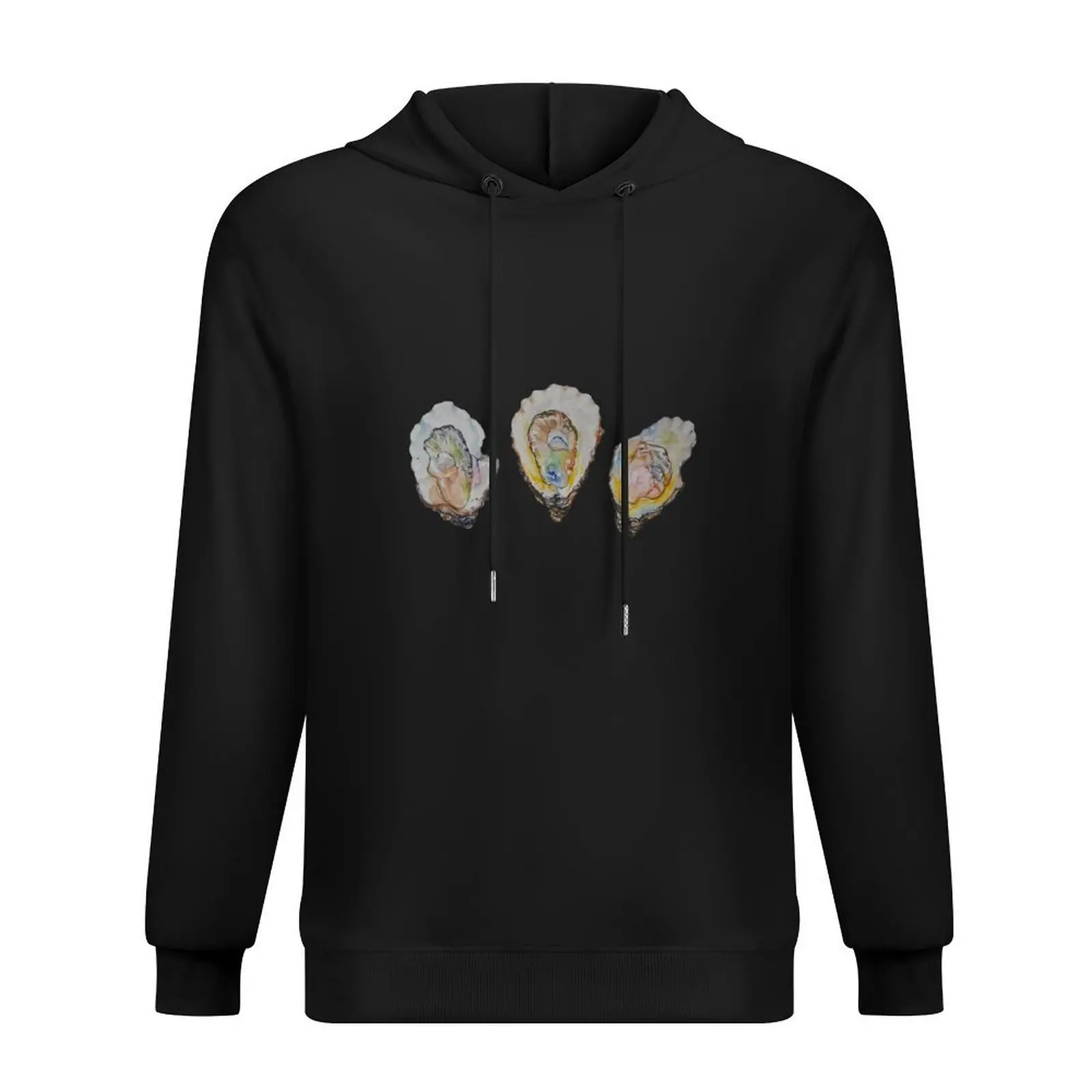 

Watercolor Oysters Hoodie autumn mens clothes anime clothing mens clothing japanese hoodie