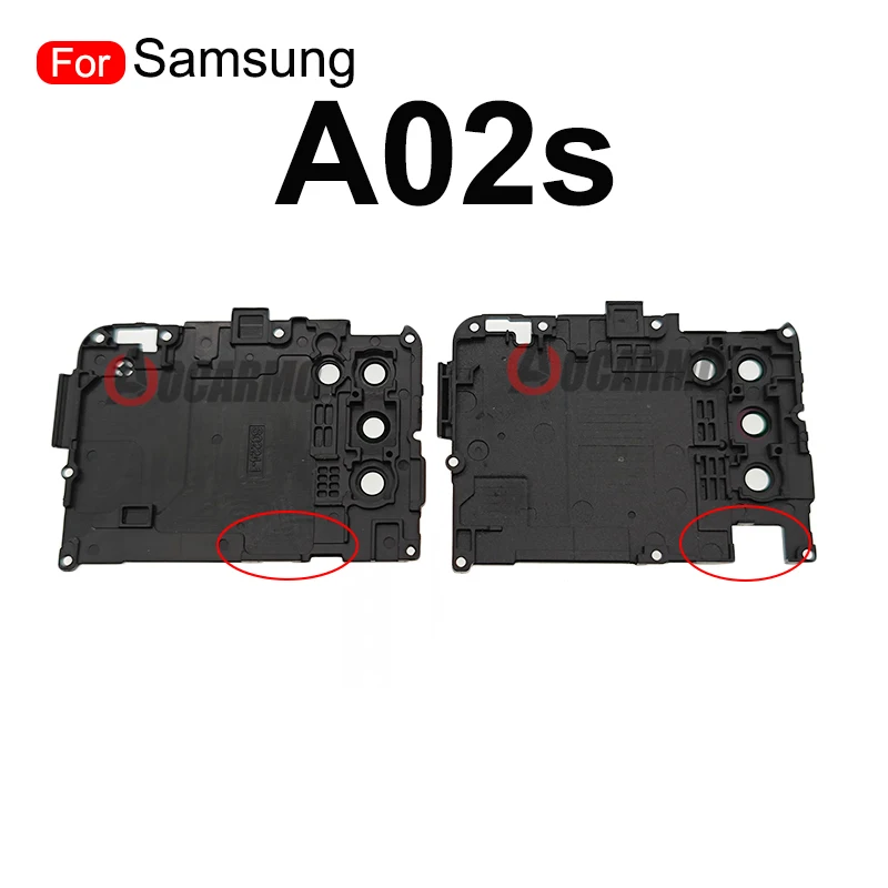 For Samsung Galaxy A02S Motherboard Main Board Cover Plate With Camera Lens Frame Repair Replacement Parts