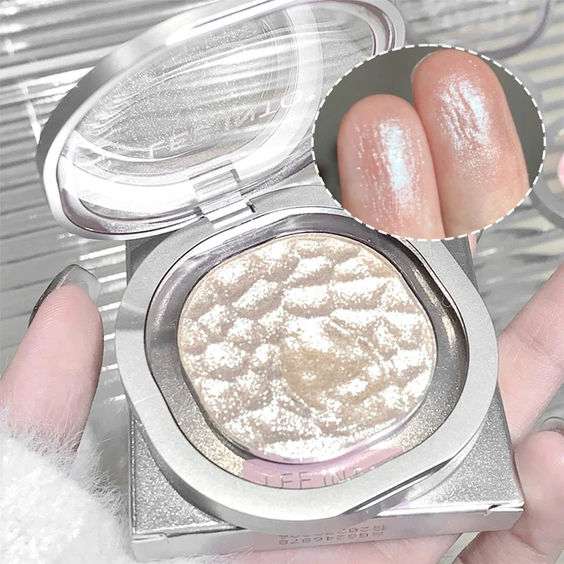 Hallor leeinto farb leuchtendes Hochglanz pulver Perl glanz puder hellt die Make-up-Lidschatten scheibe auf