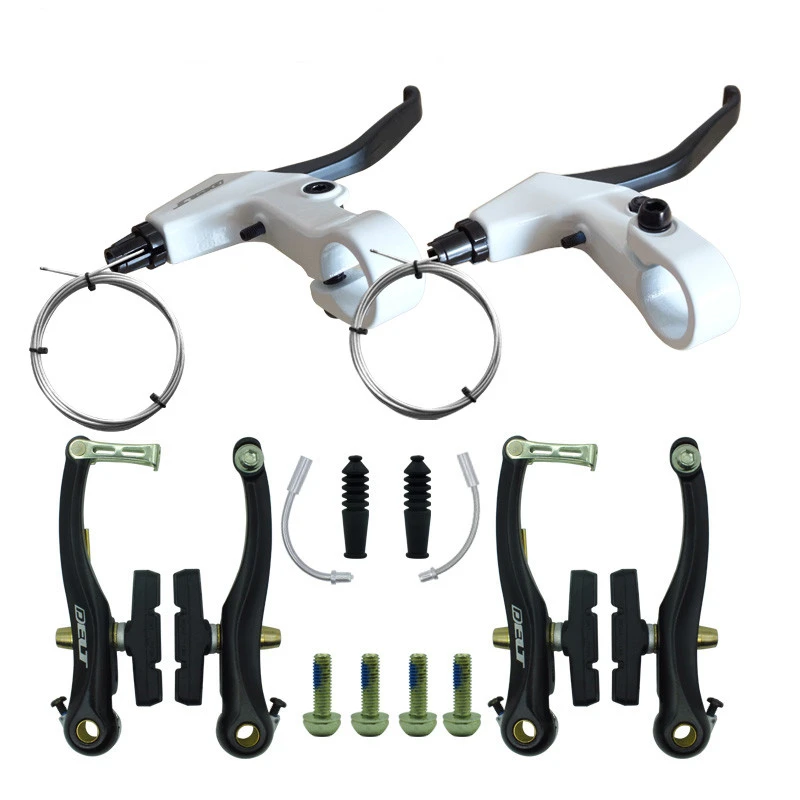 

MTB Brakes Bike MTB BMX Cruiser Mountain Bicycle Linear Pull V Brake Caliper Set with Brake Pads