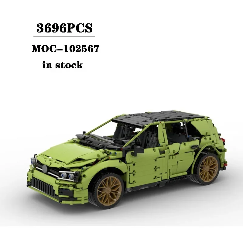 Building Block MOC-102567 Supercar Suitable for 42115 Model Building Ornaments 3696PCS Children's Birthday Gifts Christmas Toys