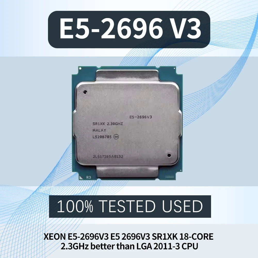 Xeon E5-2696V3 2.3GHz 18 Cores 36 Threads E5 2696V3 Computer CPU Processor Server E5 2696 V3 LGA 2011-3