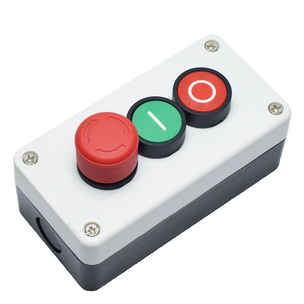 Waterproof Button Control Box 1 2 3 4 Hole XB2 XAL B324 B334 Switch Industrial For Various Industrial Applications.