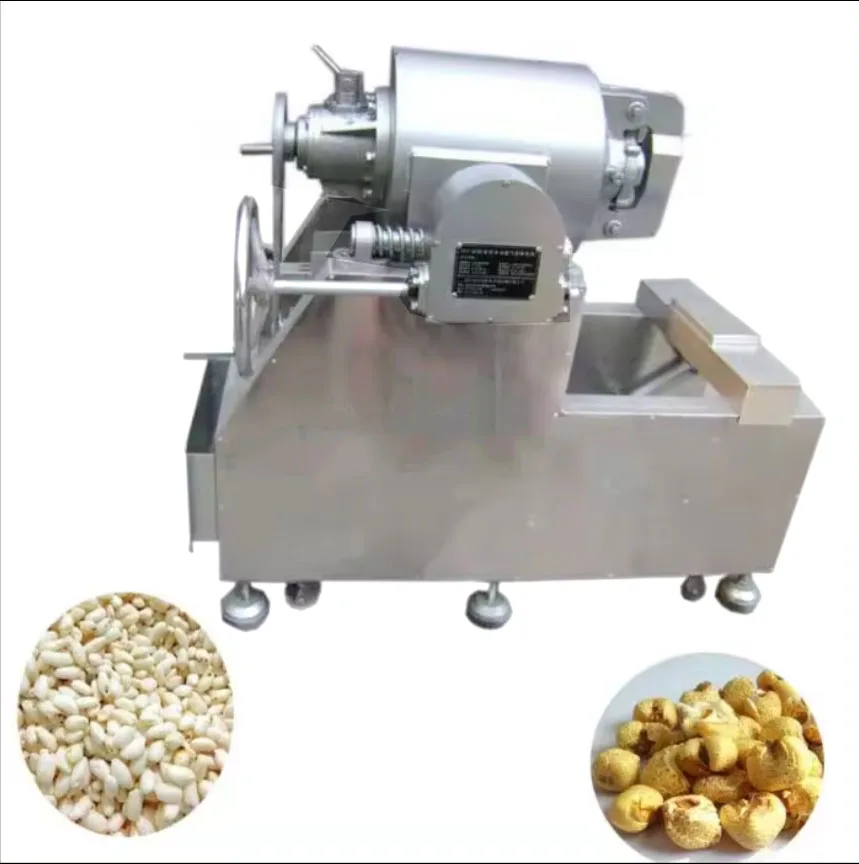 Grain Corn Puff Snack Extruder Making Puffed Wheat Making Puffed Cereal Corn Snacks Rice Snack Puffing Machine