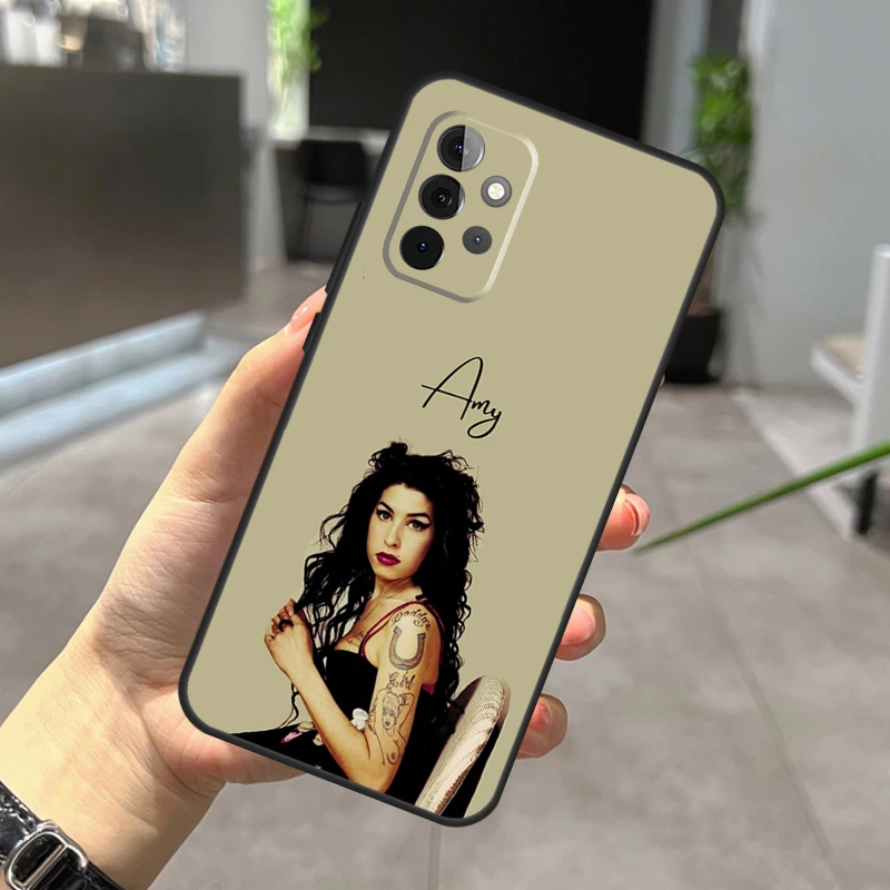 Amy Winehouse Case For Samsung Galaxy A54 A34 A14 A12 A22 A32 A52 A51 A71 A11 A31 A52S A13 A33 A53 Cover