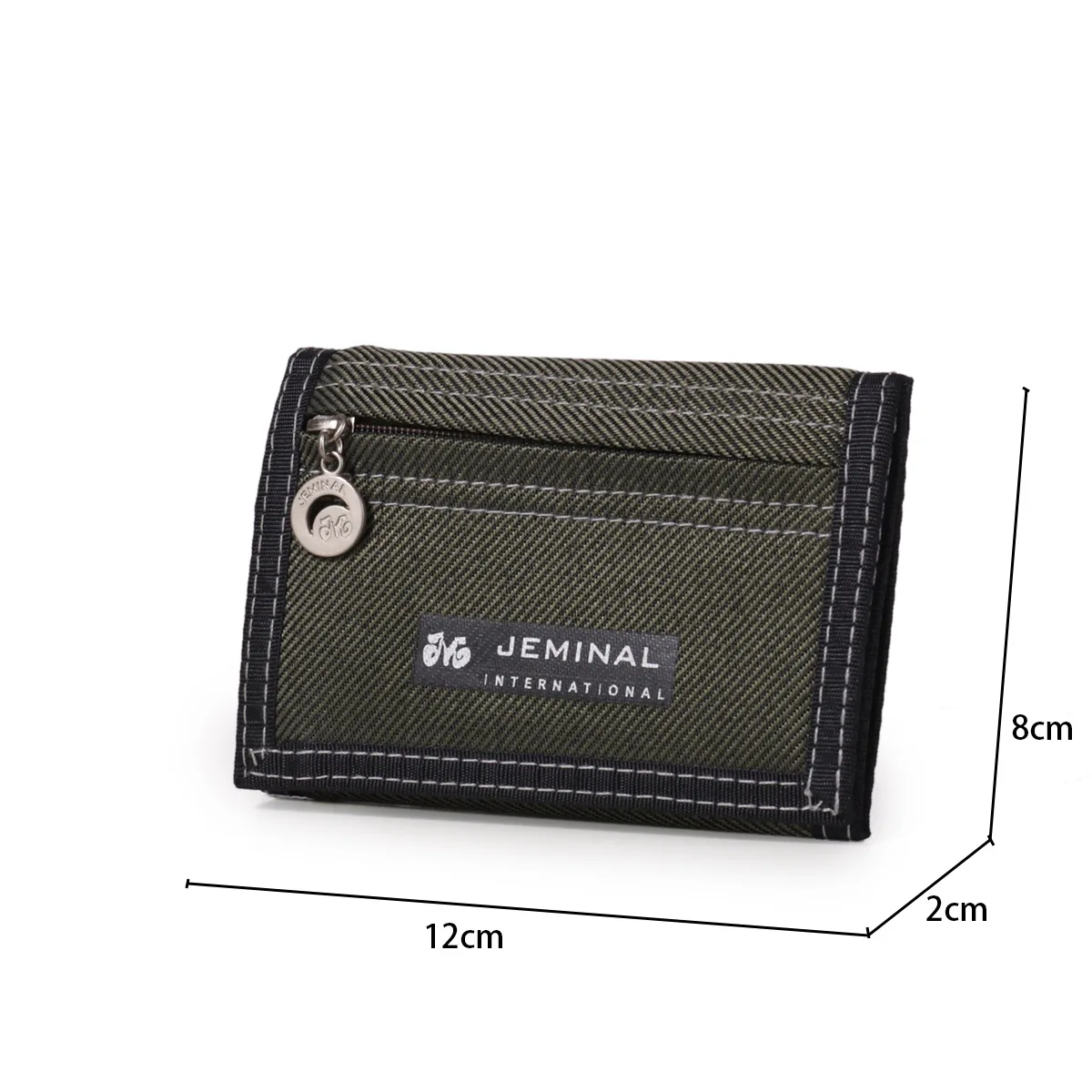 Men Canvas Wallets Fabric Fold Male Zipper Cion Purses Fashion Waterproof Wristlet Moneybags Card Holder Casual Short Teenager