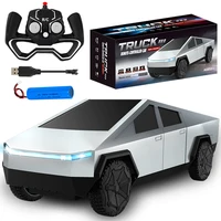 Cyber Pickup-coche Teslainger eléctrico con Control remoto, coche de carreras de juguete, cargador eléctrico, coche deportivo, modelo para niño