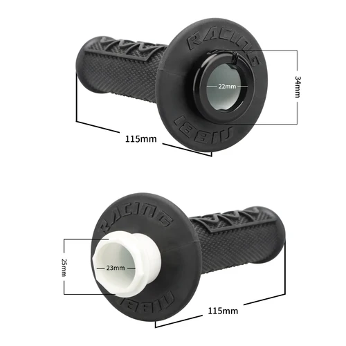 Imagen 2 del producto Manoplas NIBBI para motocicleta, manillar Universal de 22mm y 24mm, juego de empuñaduras de bloqueo para motocross para Honda EXC CRF YZF KXL RM 7/8 "", Moto todoterreno