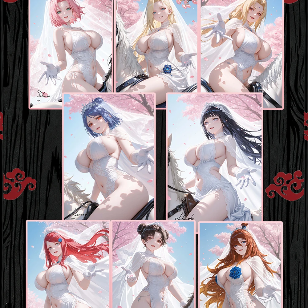 2025 Najnowsze Anime [Hokage Creative] Naruto Cała Kolekcja Akrylowych Kart Kolekcjonerskich A6 z Kolorowego Papieru, Rzadka Kolekcja, Świat Ninja, Zabawki dla Dzieci, Prezent do Gry