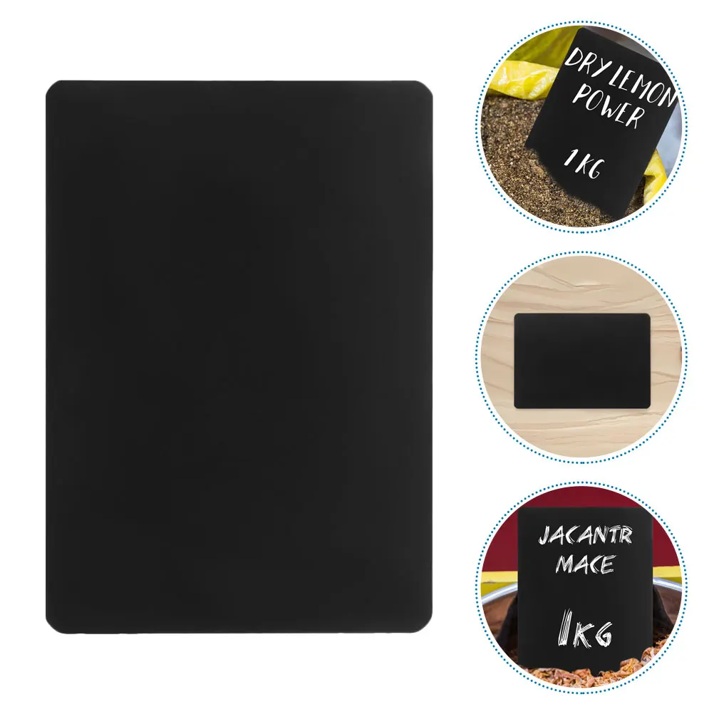 

8 PCS Erasable Price Tag Catering Supplies Buffet Display Chalk Board Signs for Vendor Events Fruit Chalkboard Black Food