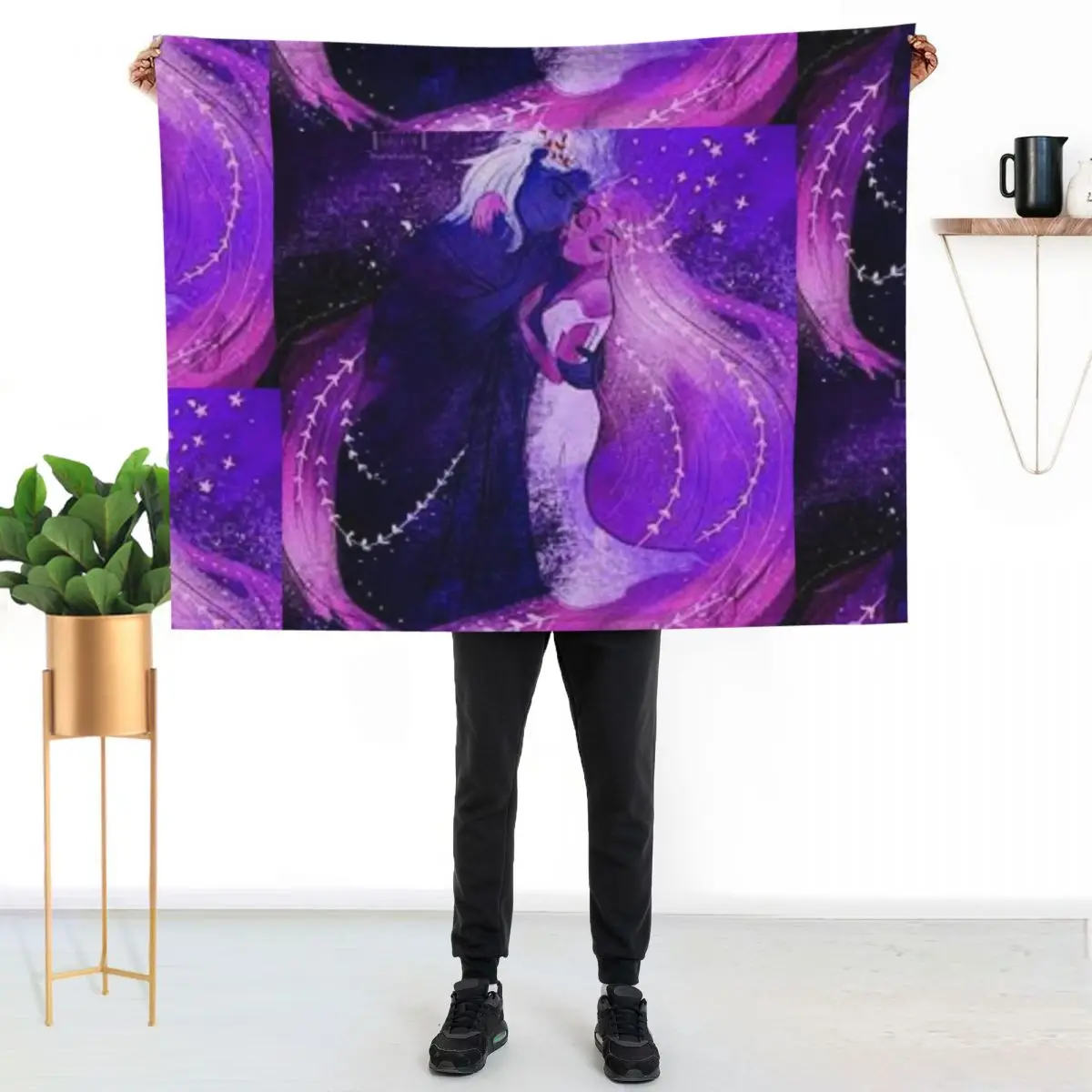 Lore Olympus HadesxPersephone Main Characters Memorable Moments Webtoon Art #2 Throw Blanket heavy to sleep Thin Blankets