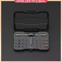 24 In 1 Rotating Screwdriver Set Multi Bits Magnetic Mini Repair Tool Repair Tool With Detachable Handle-ABGL