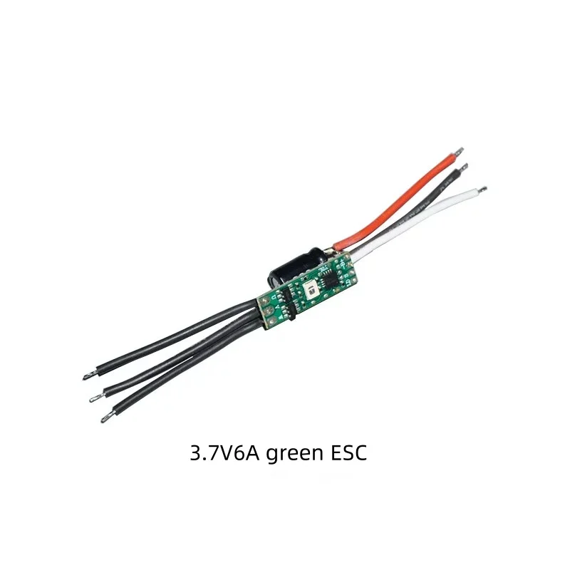 6A Mini Model Aircraft Brushless Electric Control 1-2S Mini Model Aircraft FPV Ultra Small 0.5g Weight 3.7V6A Electric Control