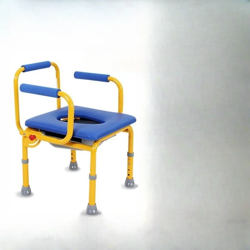 

Children's toilet chair Disabled anti-skid reinforced toilet, movable armrest Household toilet chair Squatting toilet