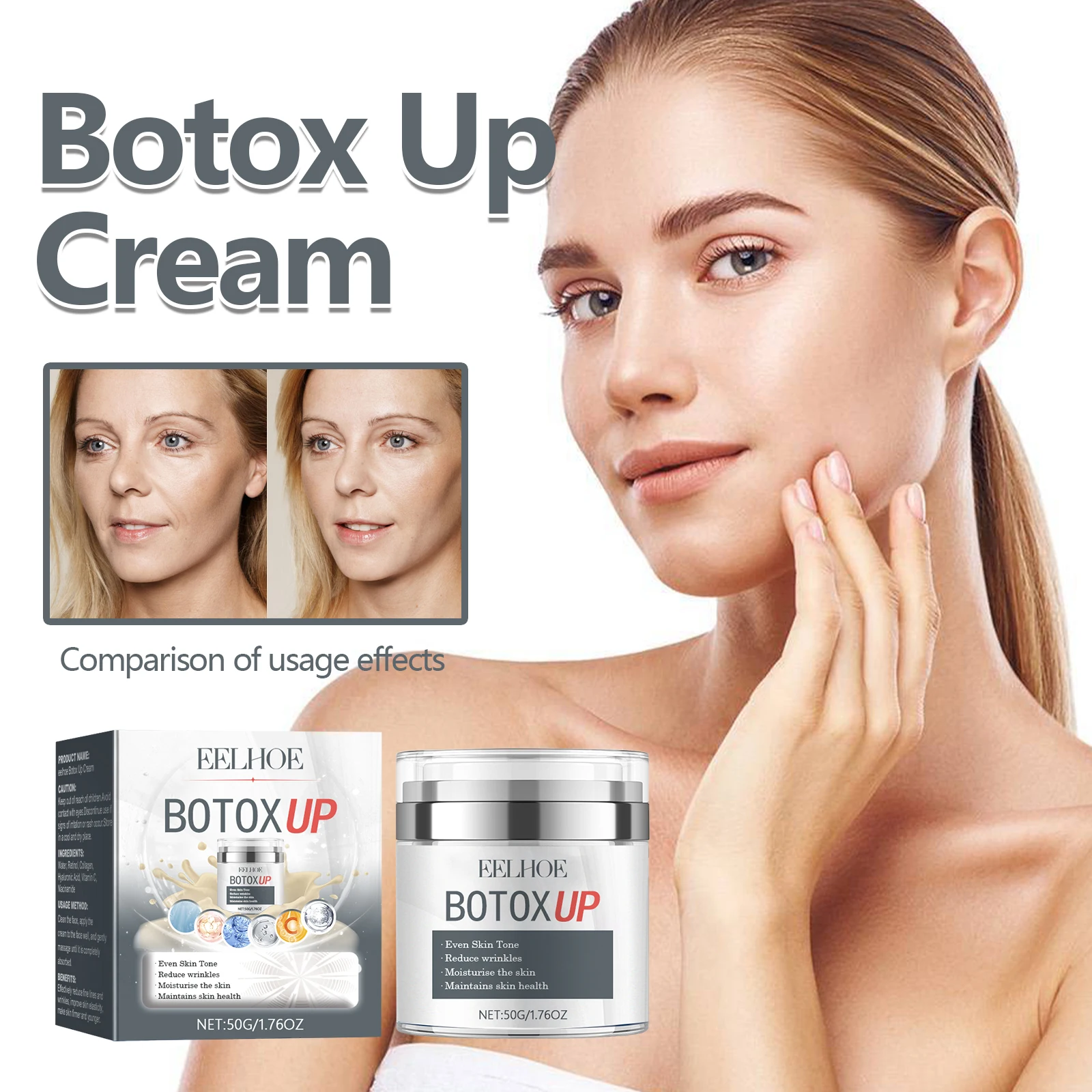 Gentle Smooth Line Firming Cream – Soft hydration, fine lines improvement daily