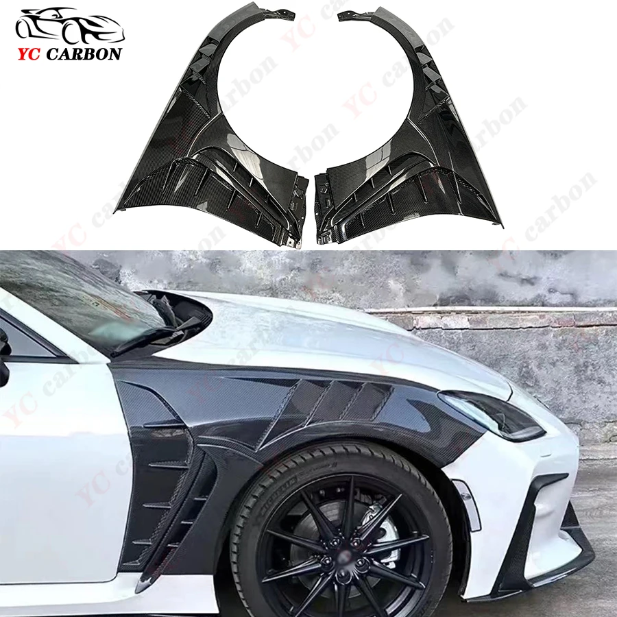 

For Toyota GR86 ZN8 ZC8 Subaru BRZ ZD8 Car Front Bumper Side Fender Air Vent Covers Trims Parts Carbon Fiber Body kit