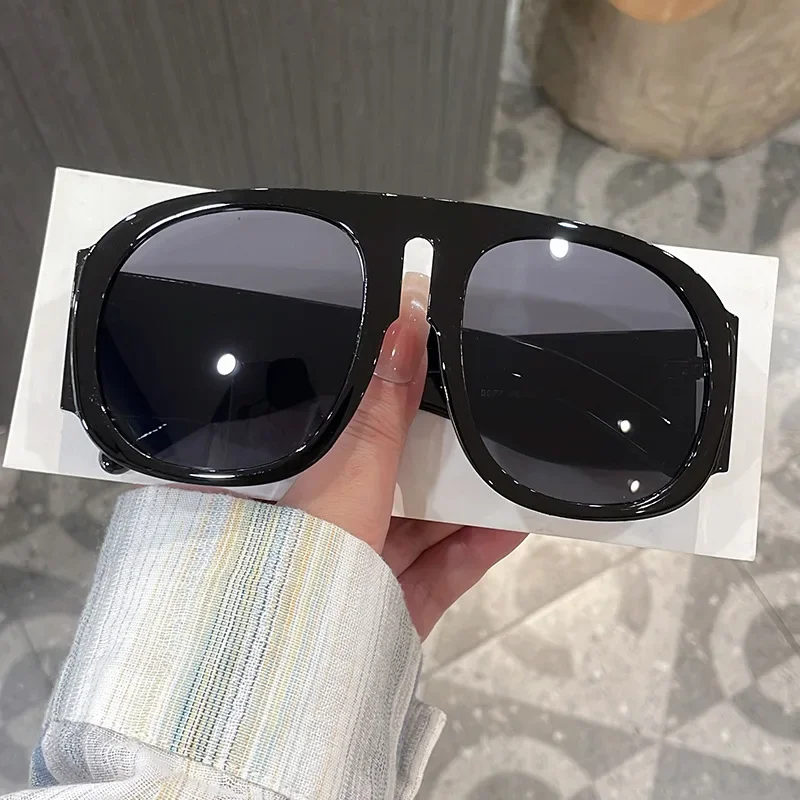 Vintage Luxury Brand Designer Sunglasses Oversized Pilot Sun Glasses Women For Men Shades Big Frame Popular Eyewear UV400 - view 5