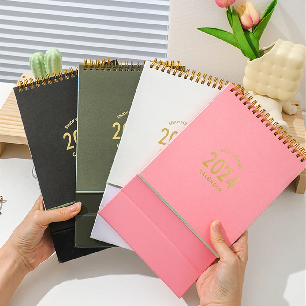 Kalendarz wielofunkcyjny zapobiega zapominaniu o zarządzaniu czasem prosty pulpit nowa drukowana produktów kalendarz zarządzania czasem angielski