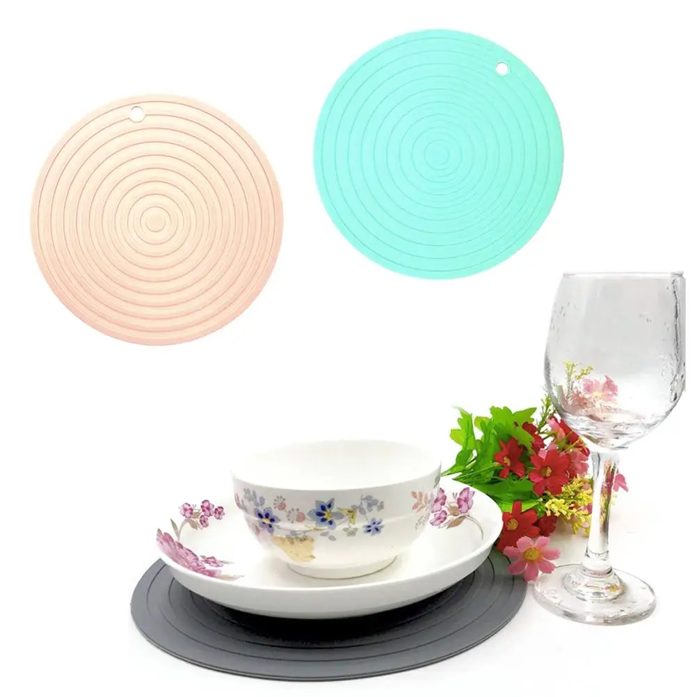 Insulation Pads Table Mat Placemats Silicone Coaster Bowl Pad Heat Protection Non Slip Easy Clean Kitchen Dining Room