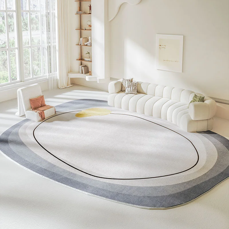 Simple Irregular Comfortable Living Room Carpet Thick Plush Warm Bedroom Carpets Special Shaped Large Area Home Decorative Rug