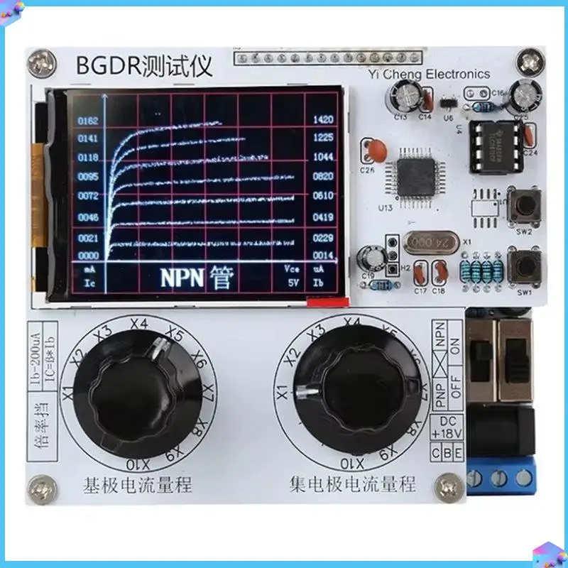 A43T Characteristic Curve Tester For Transistor Performance Detection & Curve Analysis 150Ma Max