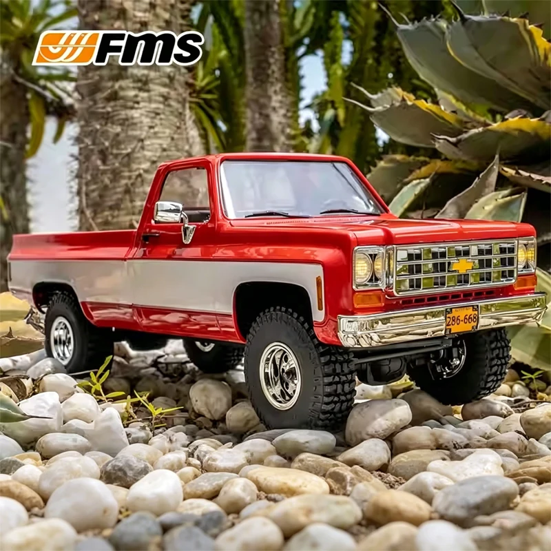 

Радиоуправляемая модель автомобиля Fms 1/18 Fcx18 Chevrolet K10, имитация внедорожника, полноприводная машинка на пульте управления, игрушка для взрослых и мальчиков.