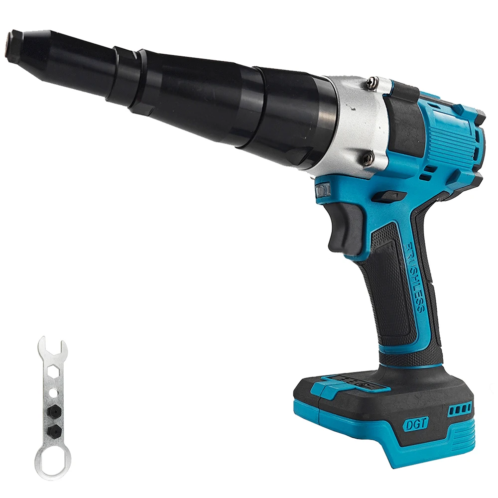 Brushless Wireless Electric Rivet Gun For Makita Battery Cordless Rivet Nut Gun 2.4~4.8mm Automatic Riveting Tool For Home