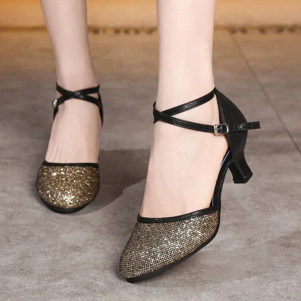 

Women Latin Dance Shoes High Heels Tango Party Dance Shoes For Girls Ladies Salsa Sandals Dancing Ballroom Shoes