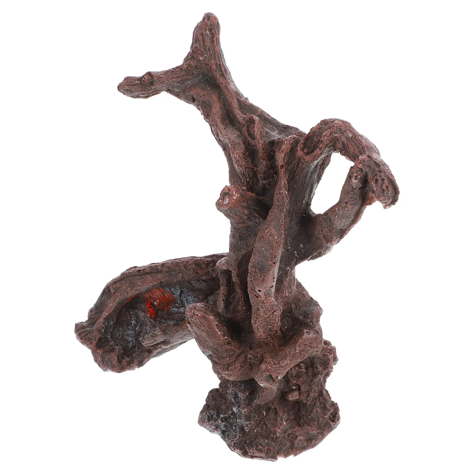 

Simulation Driftwood Decor Realistic Resin Tree Root nament Fish Tank Aquarium Decorations Crab Habitat Desktop